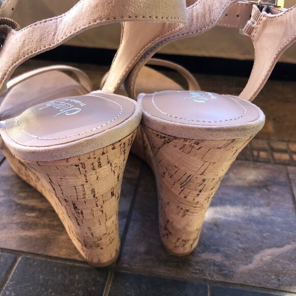 Charles David wedge sandals sz 10 NEW - Picture 11 of 12